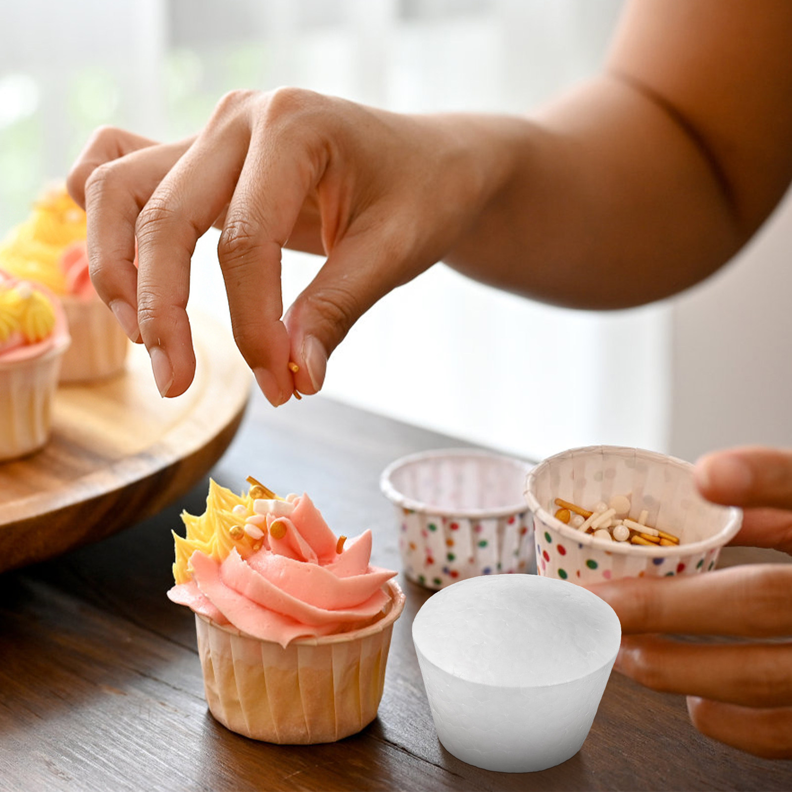 Wedding Cake Supply - 20Pcs Cake DIY Cupcake Foams Sturdy