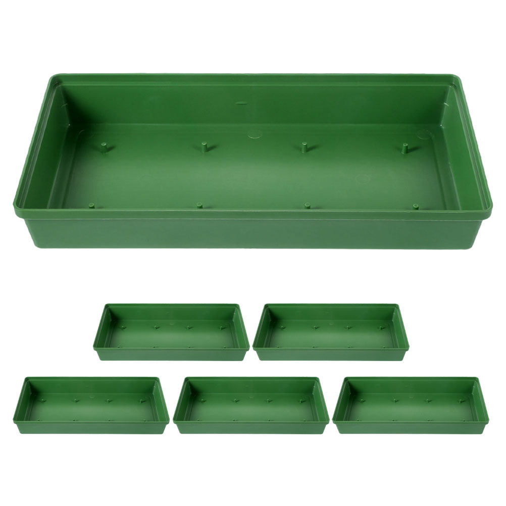 Wedding Supply Decor - 6Pcs Plastic Flower Mud Tray Foam