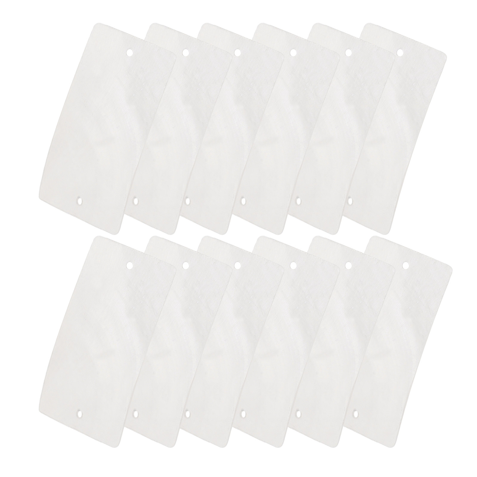 Wedding Supply Decor - 50pcs Shell Charms Flat Rectangular Shells