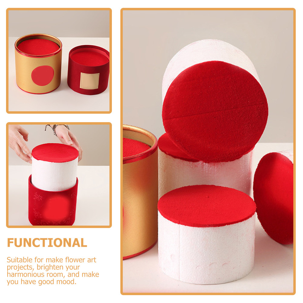 Wedding Supply Decor - 2Pcs Floral Foam Round Blocks Easy