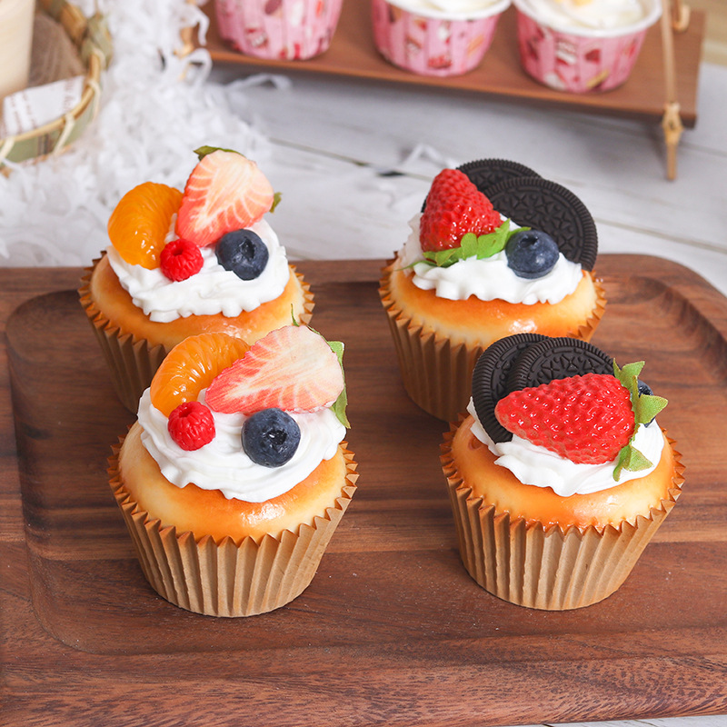 Fake Cupcake Fruit Cake Strawb - Wedding Cake Supply review and price