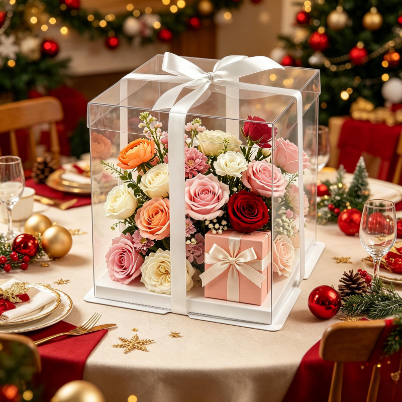 Transparent Cake Boxs Large Gi - Wedding Cake Supply review and price