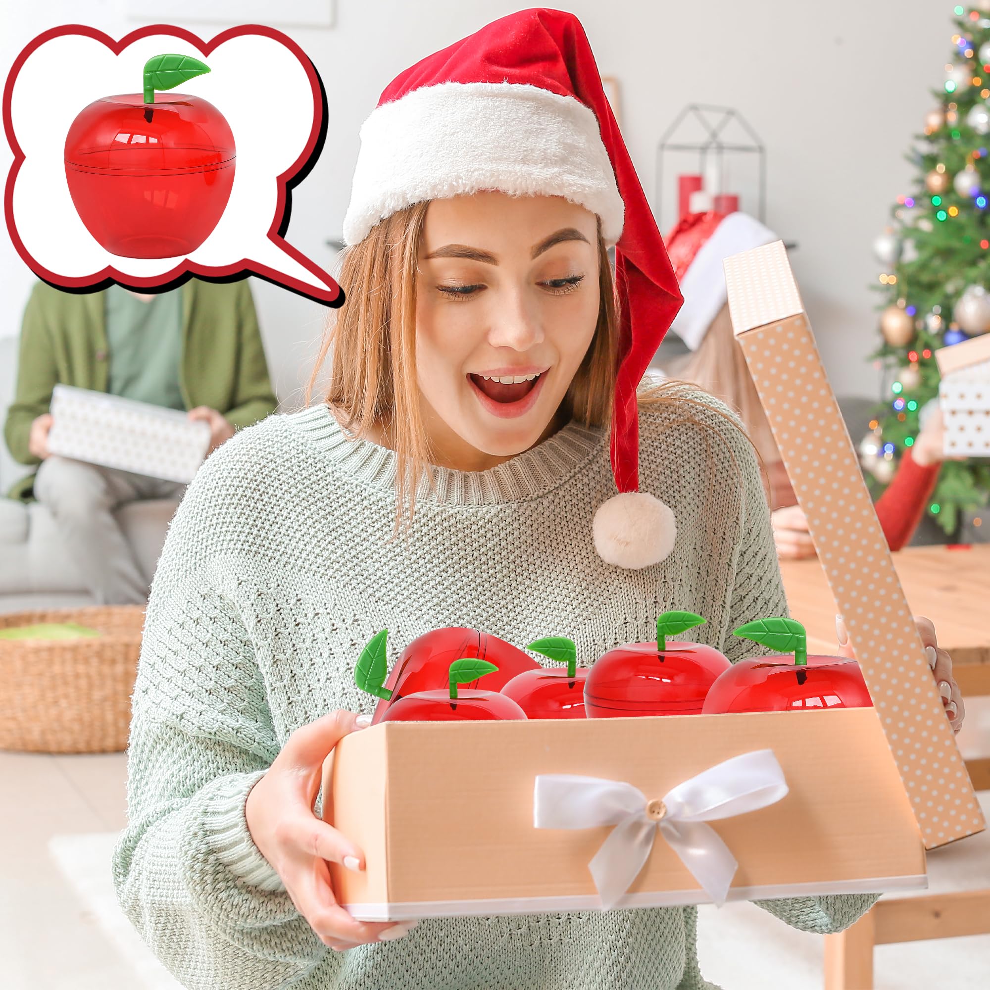 5/10pcs Apple Containers Snow  - Wedding Favor Box review and price
