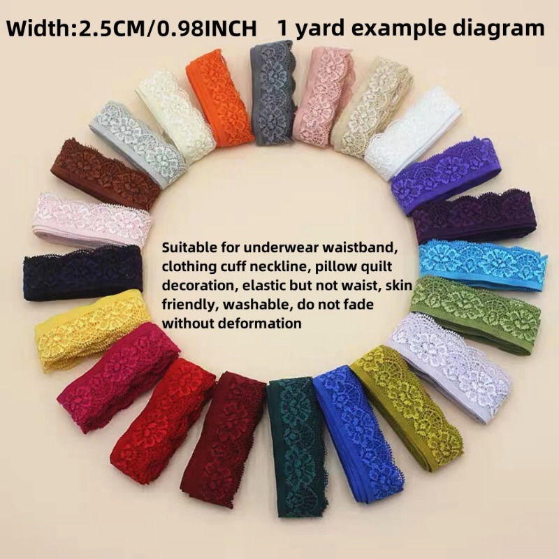 1/2/5 Yard 2.5cm Wide Cotton S - Wedding Water Supply review and price