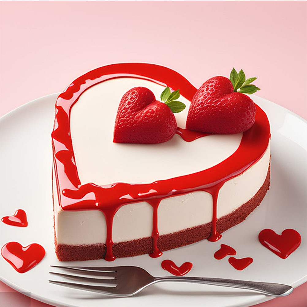 4Pcs Heart Foam Cake Dummy Cak - Wedding Cake Supply review and price