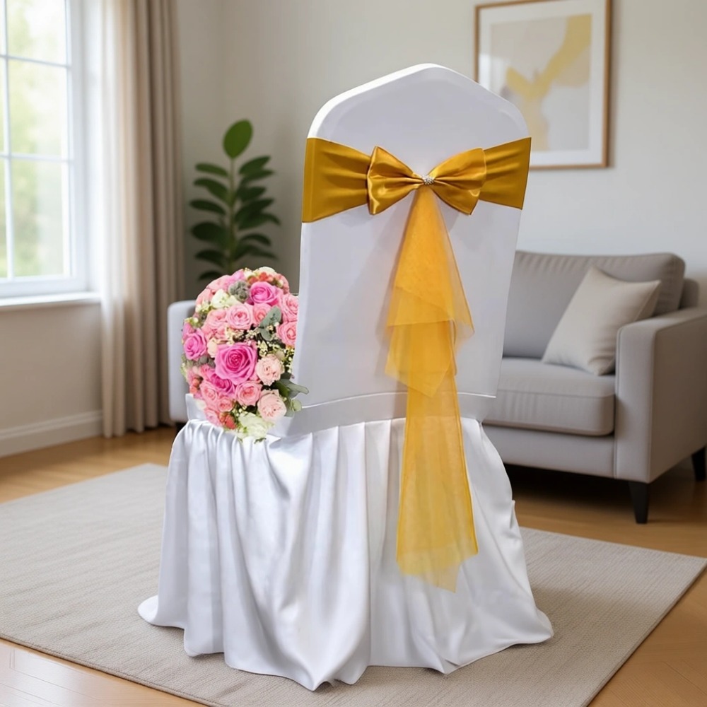 Classic European Style Bow Org - Chair Sash Organza review and price