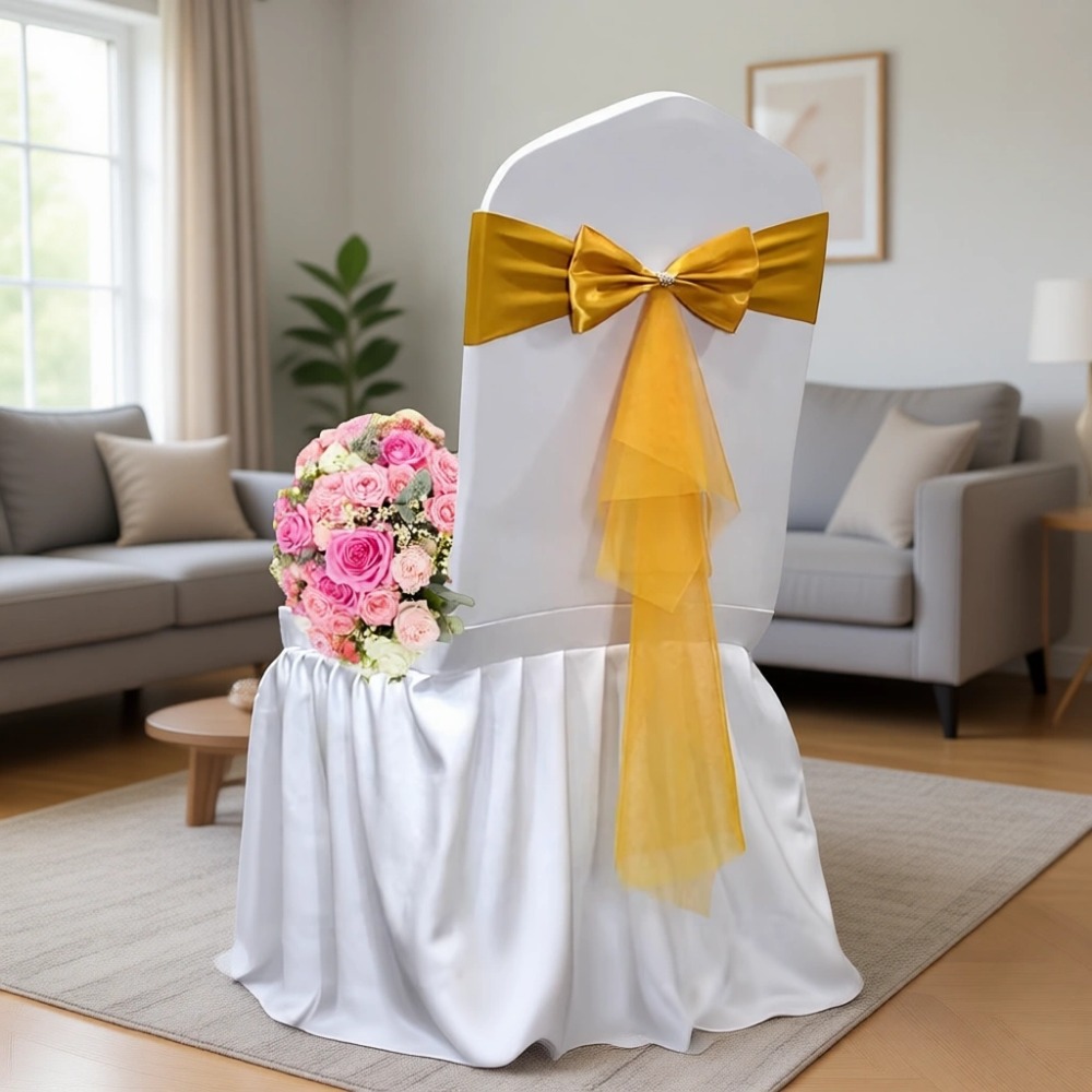 Classic European Style Bow Org - Chair Sash Organza review and price