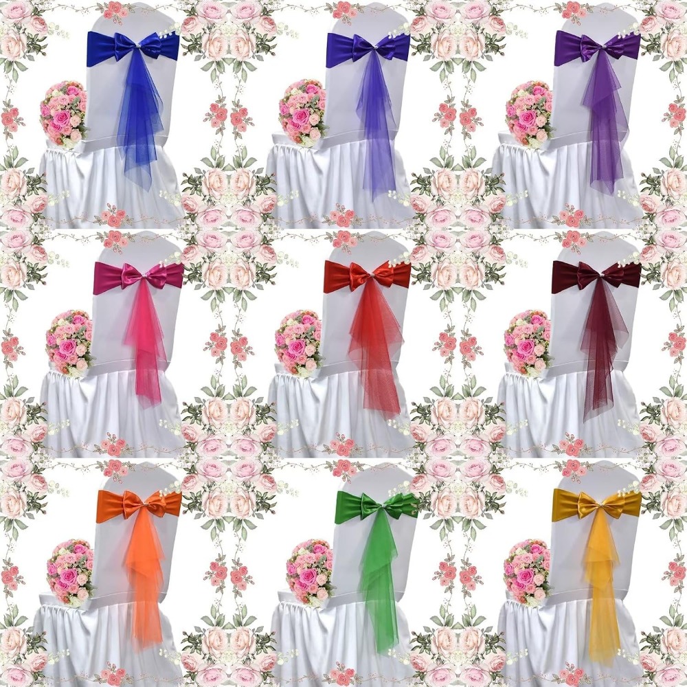 Classic European Style Bow Org - Chair Sash Organza review and price