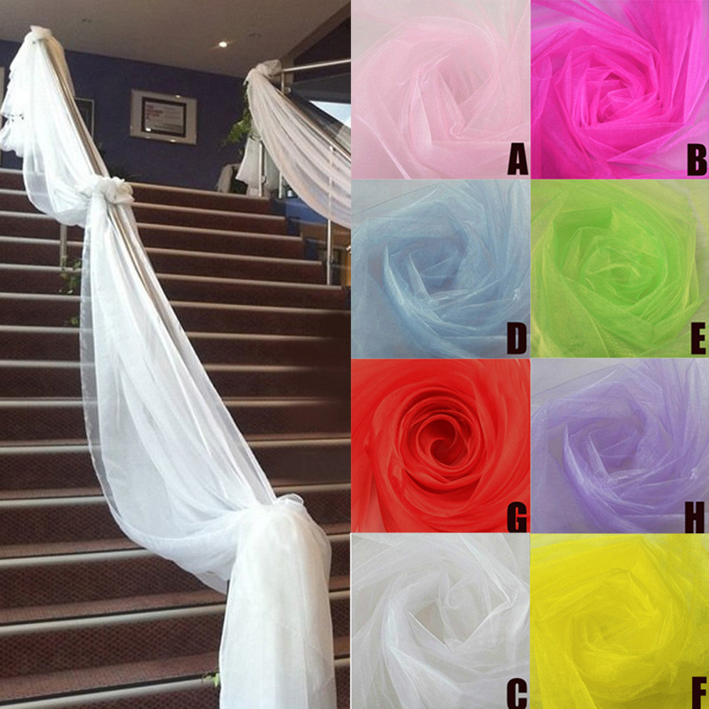Wedding Decoration Tulle Roll  - Chair Sash Organza review and price