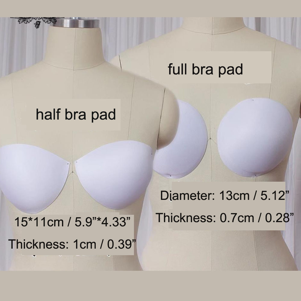 2Pairs Soft Sponge Foam Bra Pa - Wedding Lulu review and price