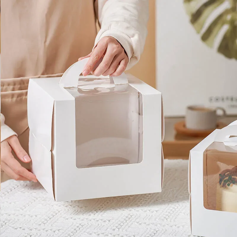 10pcs White Cake Box with Hand - Wedding Cake Supply review and price