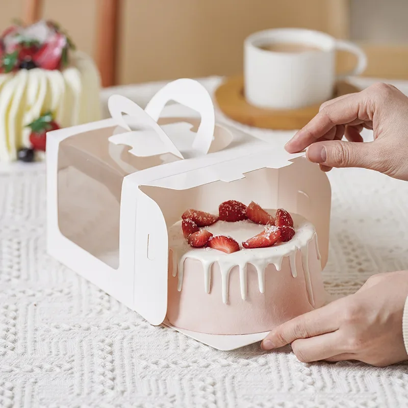 10pcs White Cake Box with Hand - Wedding Cake Supply review and price