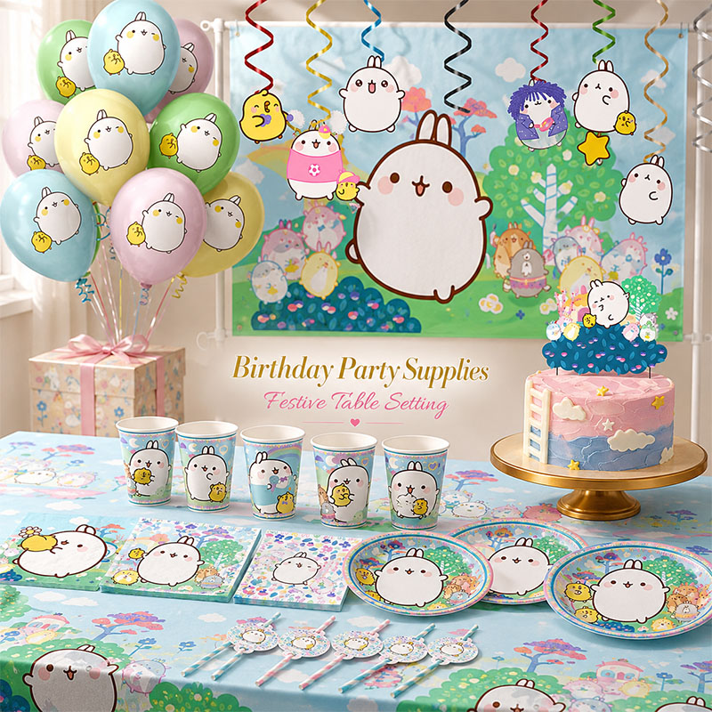 Molang Cartoon Themed Party Su - Confetti Balloon Set review and price