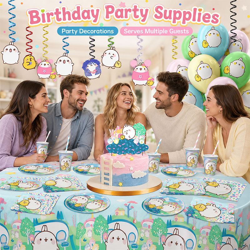 Molang Cartoon Themed Party Su - Confetti Balloon Set review and price