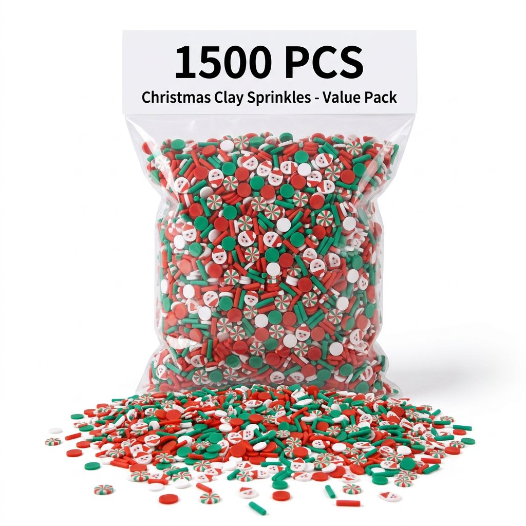 1500pcs Christmas Clay Sprinkl - Wedding Supply In Bulk review and price