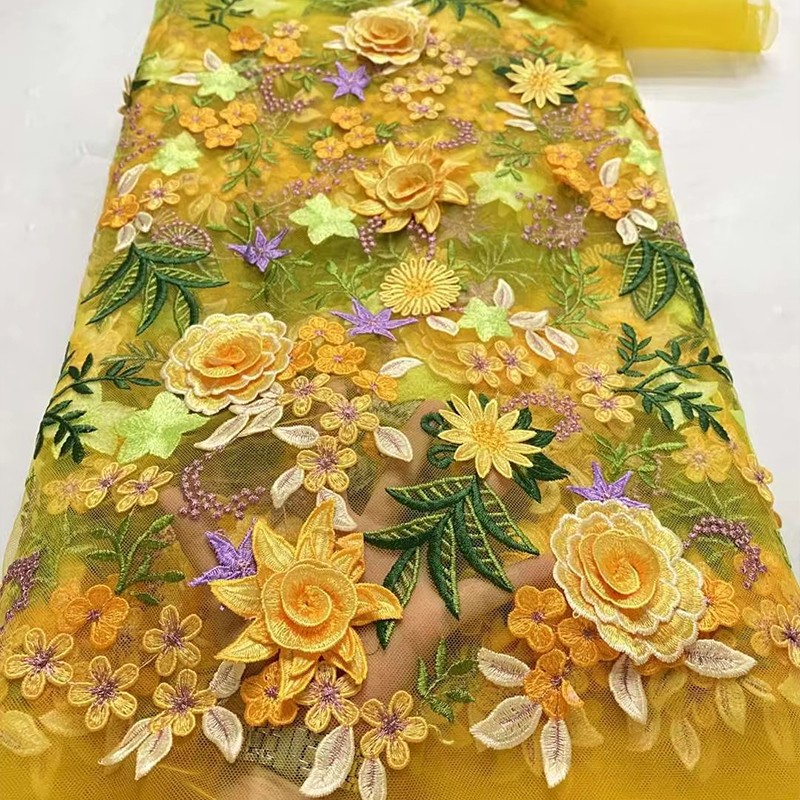 90x130cm 3D Floral Embroidered - Wedding Floral Supply review and price