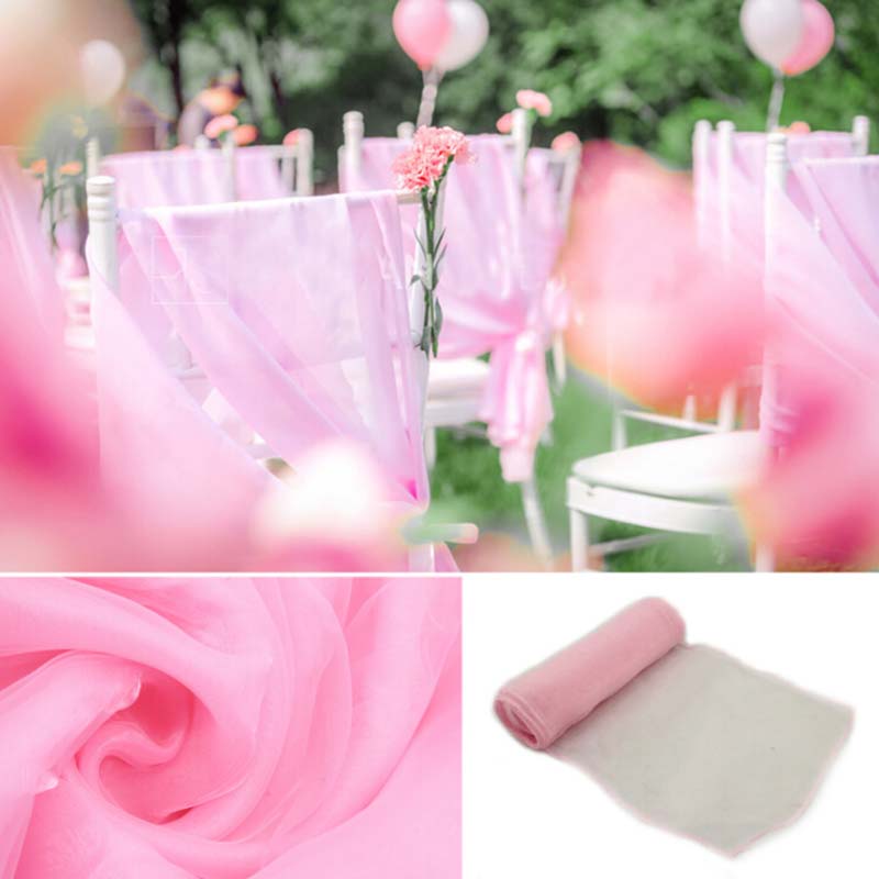 25Piece 18x275cm Wedding Organ - Chair Sash Organza review and price