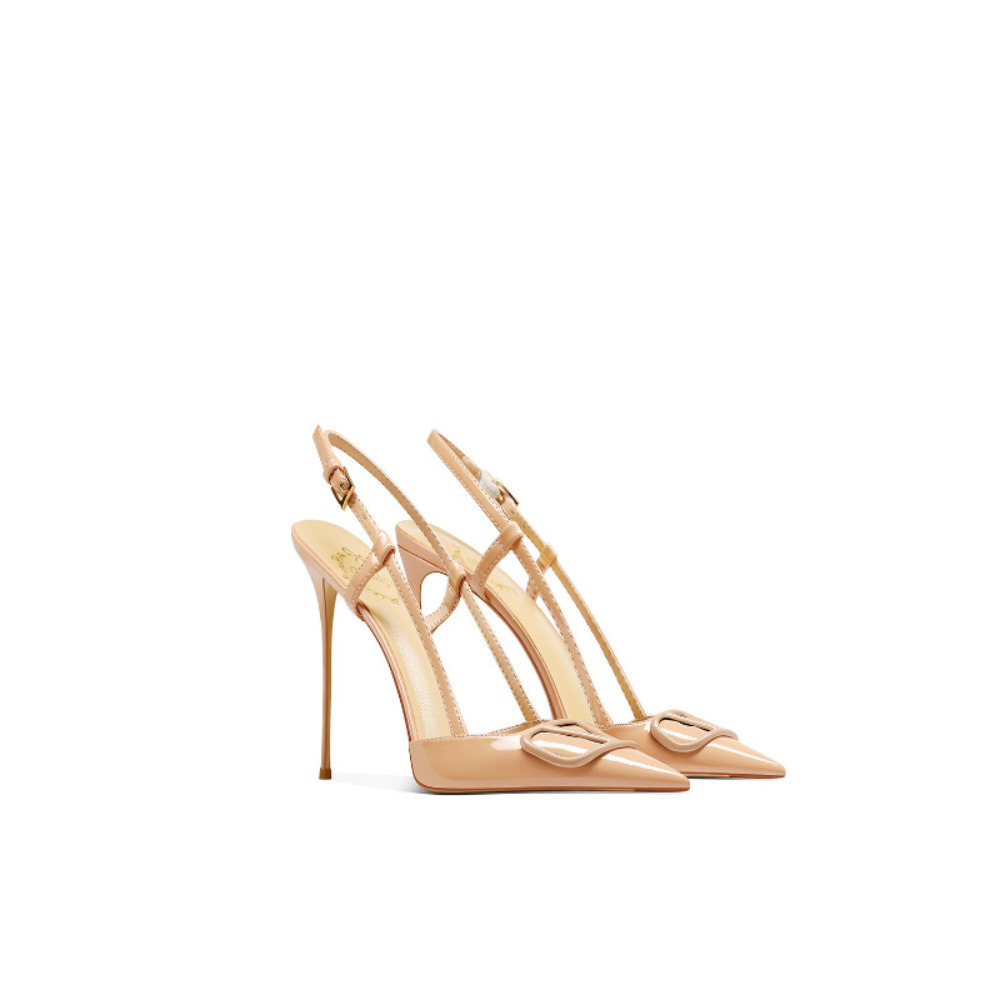 Women Nude Pointed Toe Thin He - Wedding Super review and price