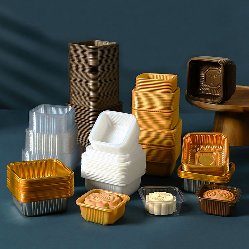 100pcs Mooncake Plastic Tray P - Wedding Cake Supply review and price