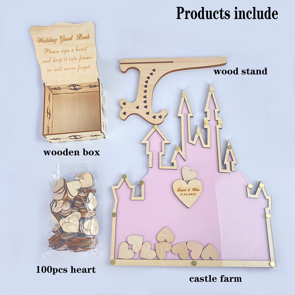 Personalized  Castle Guest Boo - Wedding Favor Box review and price