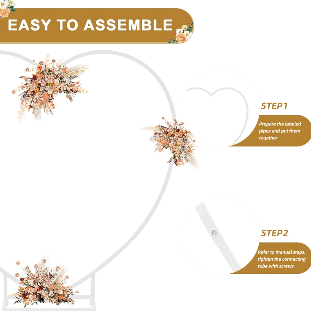 White Heart Shape Balloon Arch - Confetti Balloon Set review and price