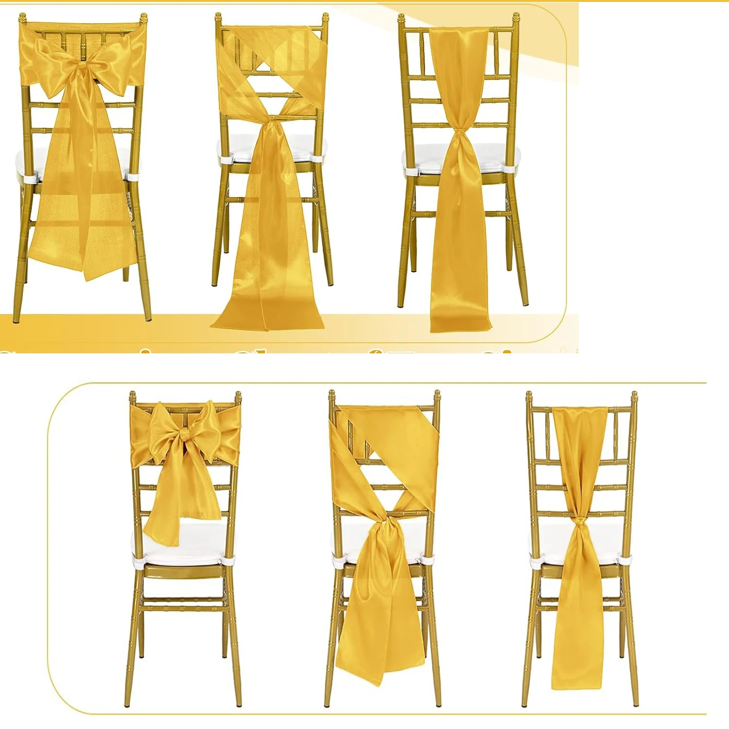 Wholesale 10/50pcs Satin Chair - Wedding Supply Wholesale review and price