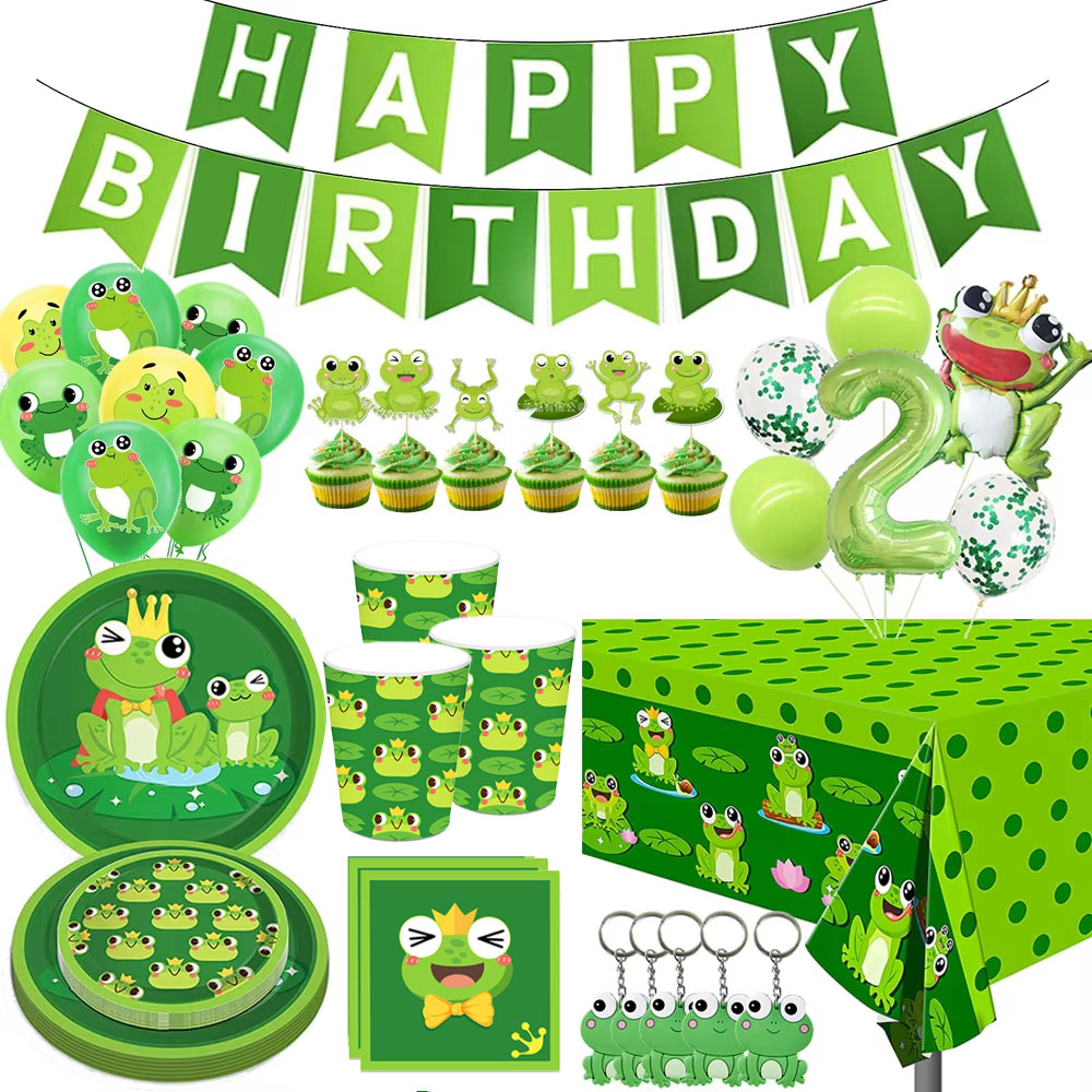 Frog Birthday Party Decoration - Confetti Balloon Set review and price