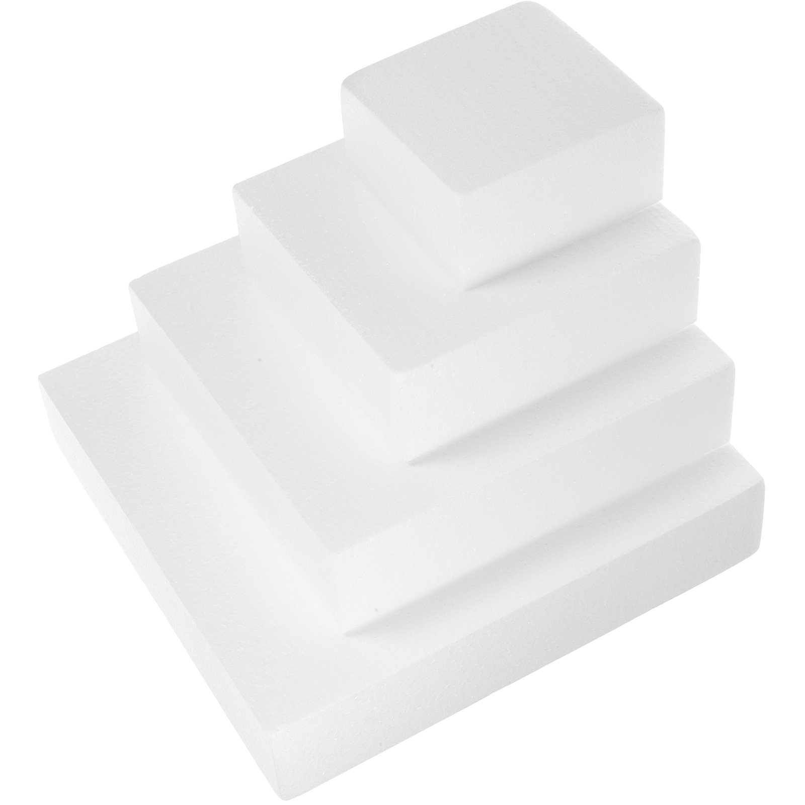 4Pcs Foam Cake Dummies Cubic S - Wedding Cake Supply review and price